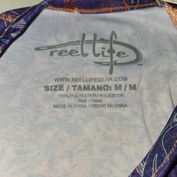 Reel Life Sun Ray Defender Series Womens Medium Long Sleeve Shirt UPF 50+ Sundia - Picture 6 of 8